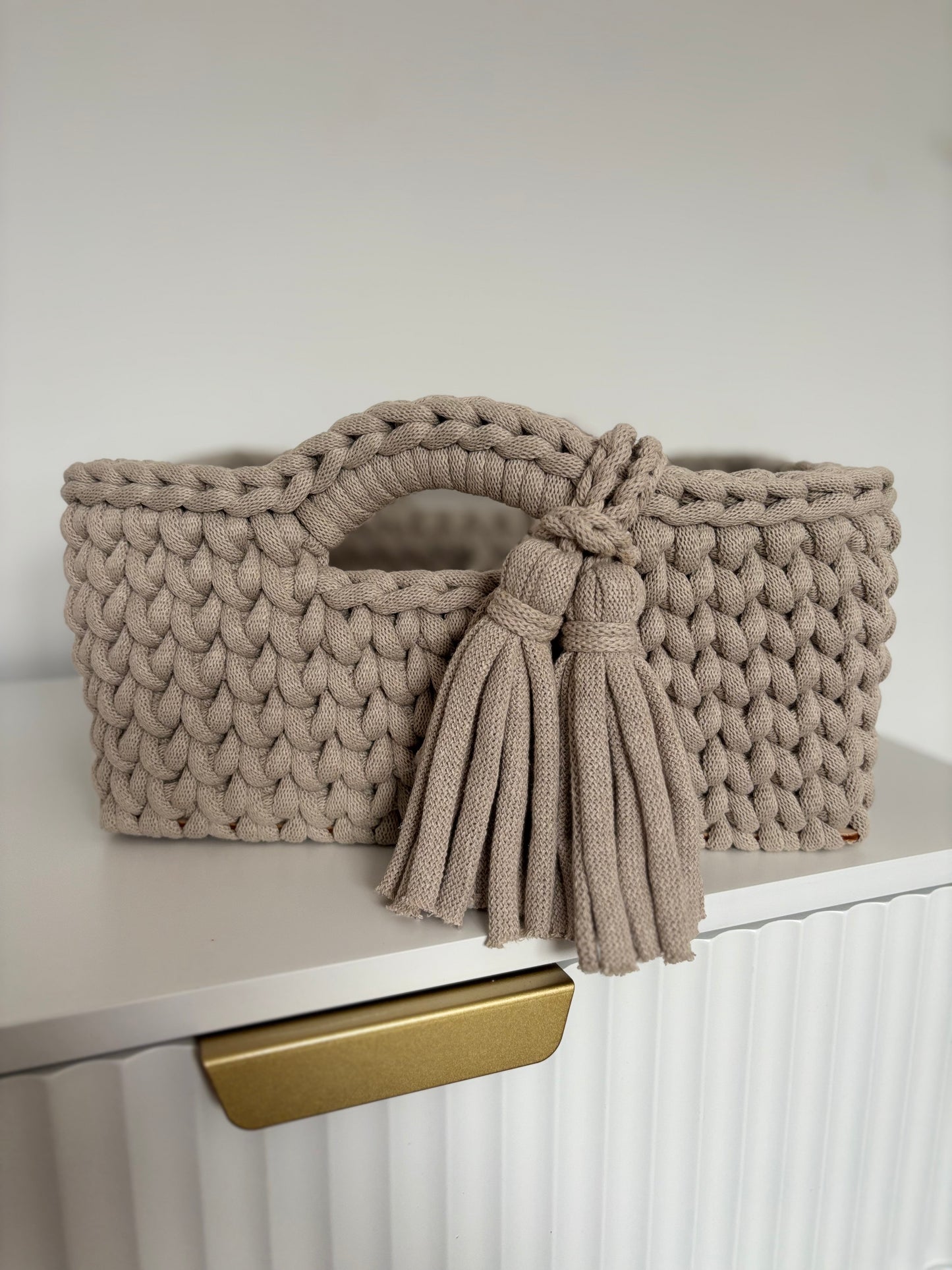 Crochet Nappy caddy